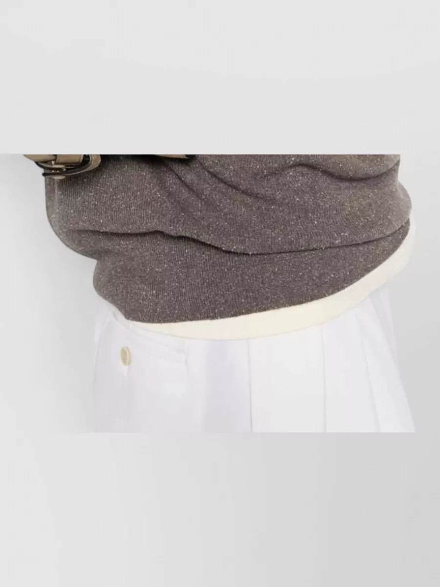 Moschino Suede Leather Shoulder Bag
