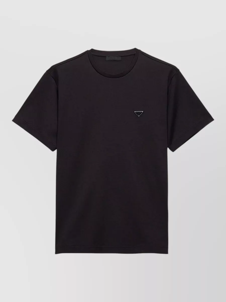 Prada cotton boxy-fit crew-neck short-sleeve t-shirt