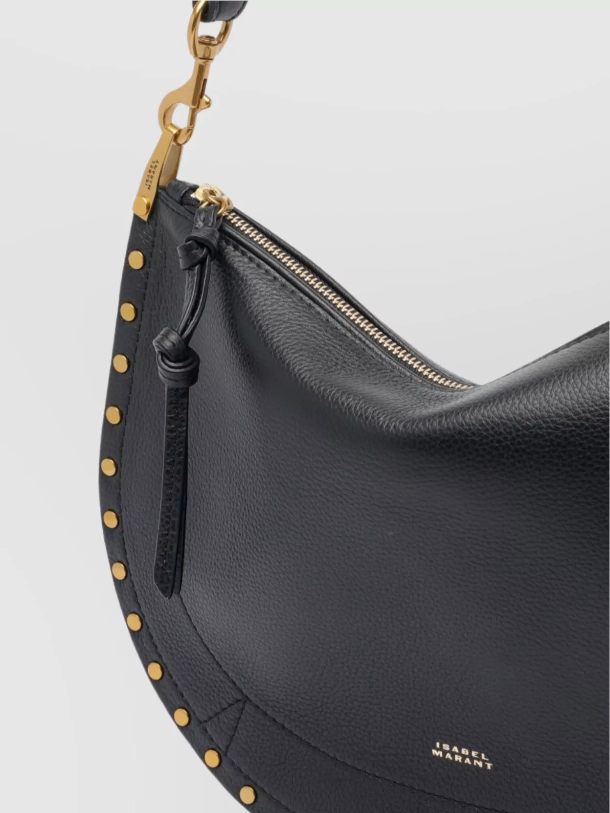 Isabel Marant Oskan Shoulder Bag Studded Trim