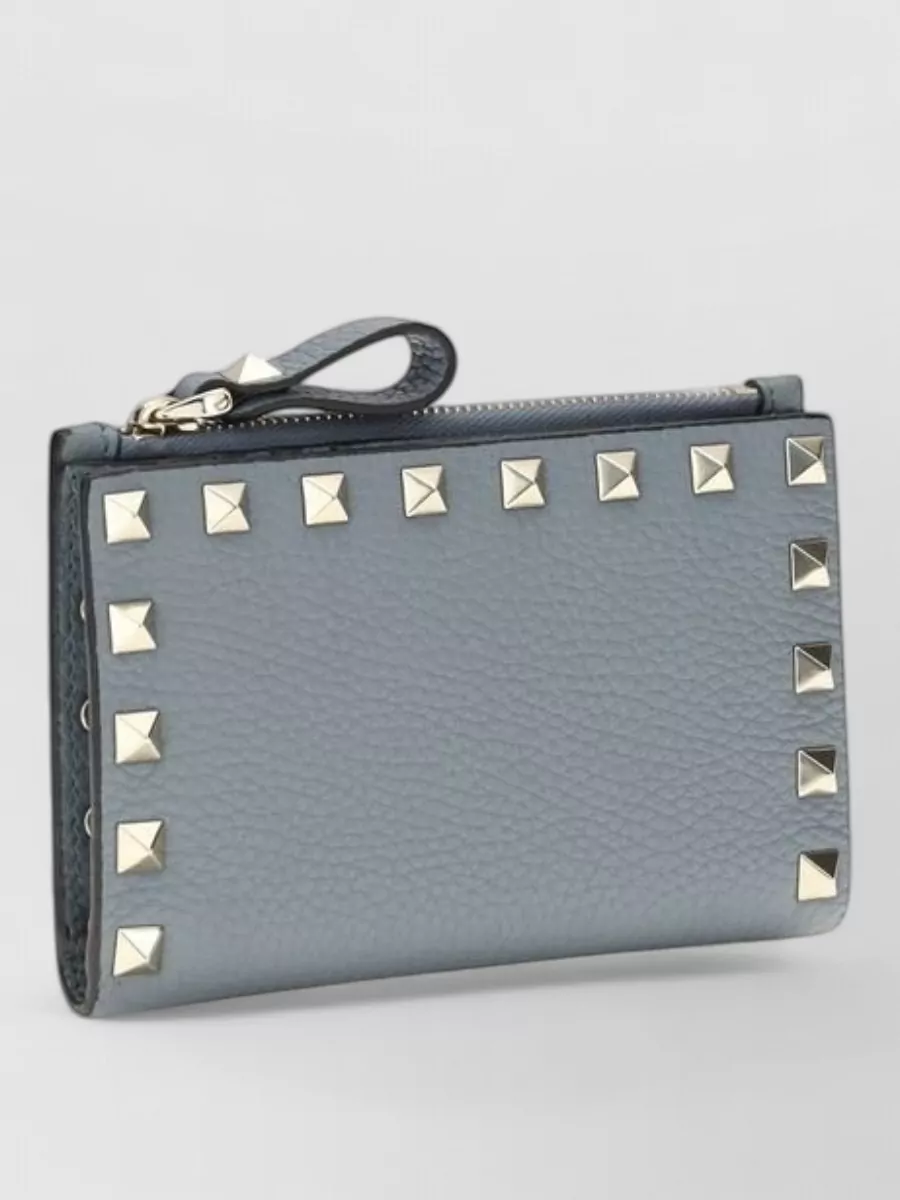 Valentino Garavani Rockstud Spike Leather Clutch Bag