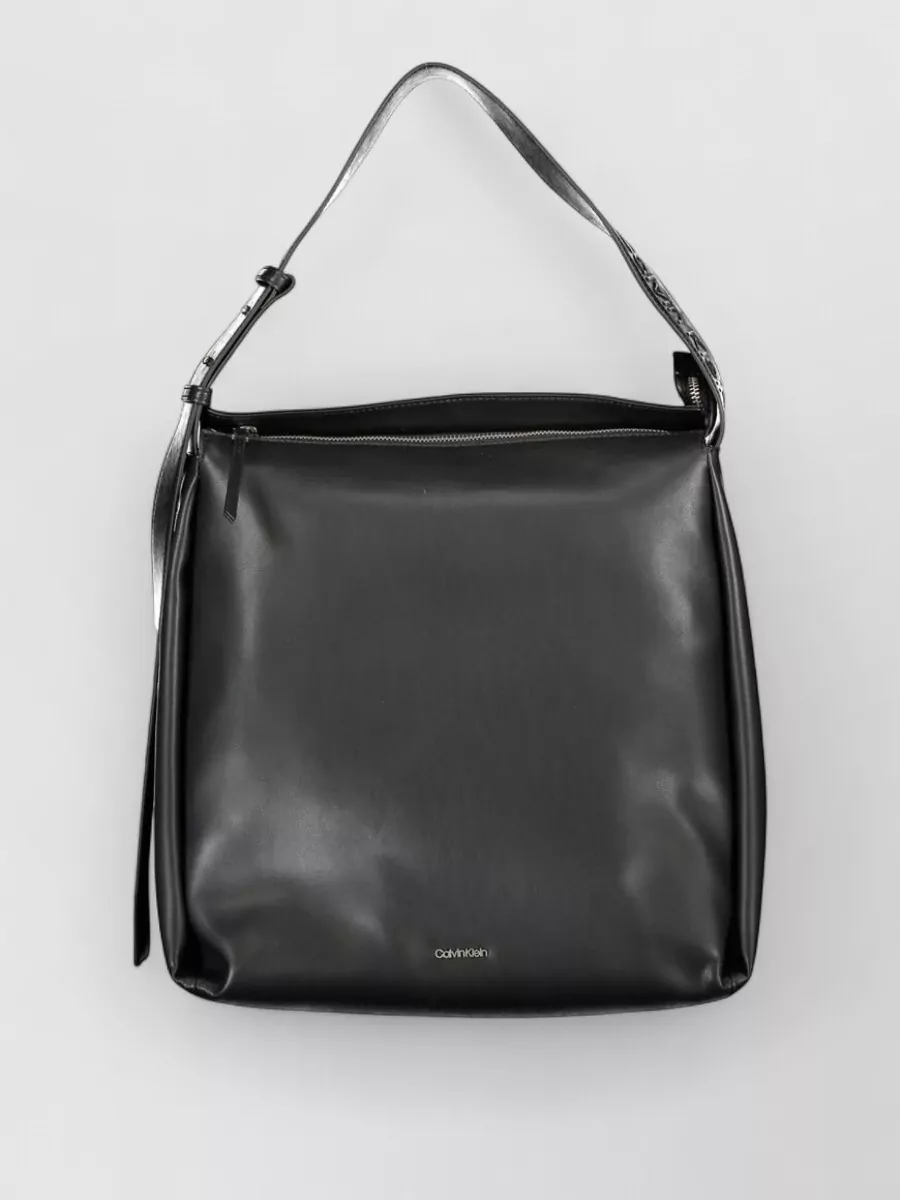 Calvin Klein synthetic leather shoulder bag
