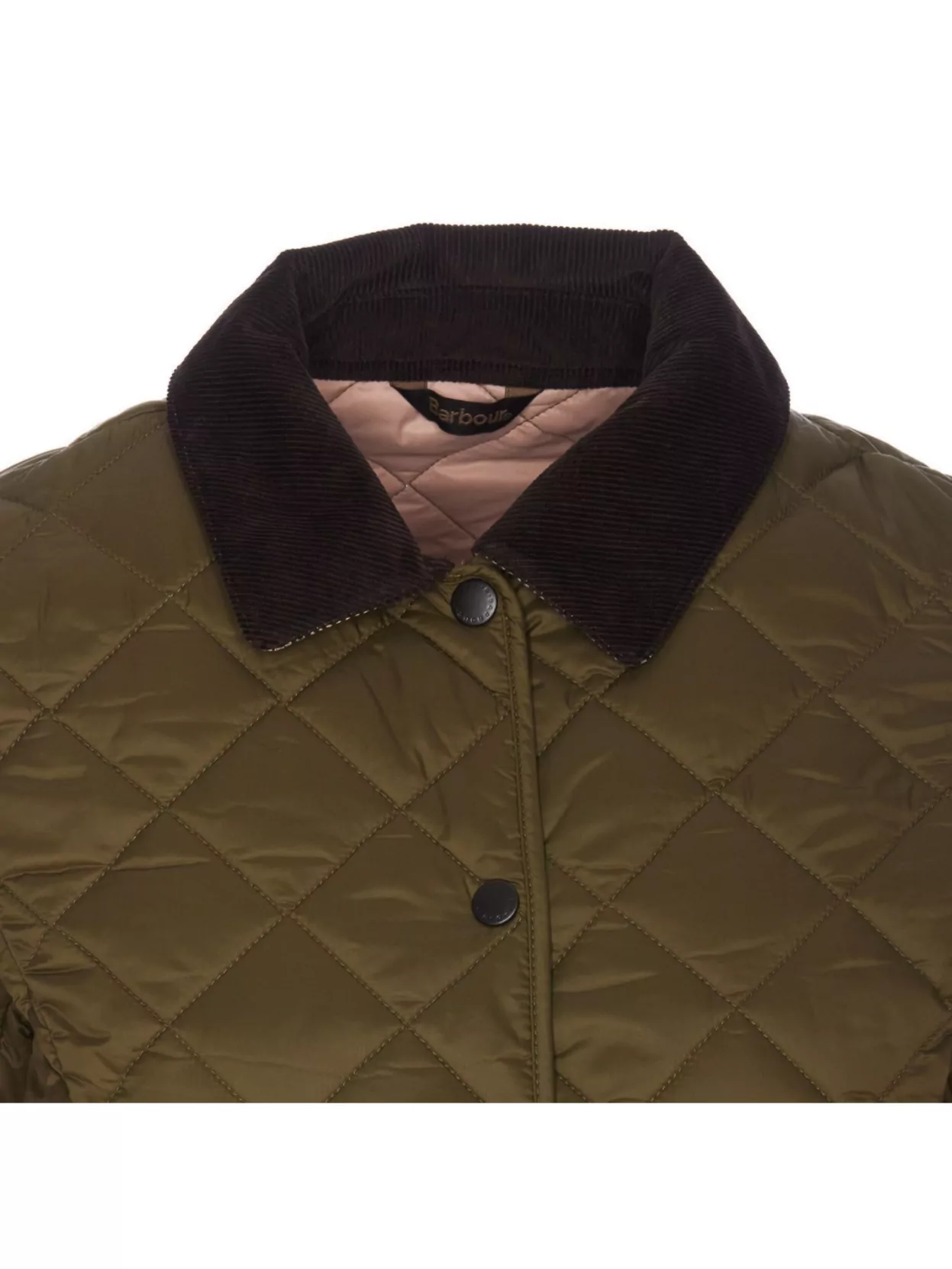 Barbour Quilted Jacket Corduroy Collar
