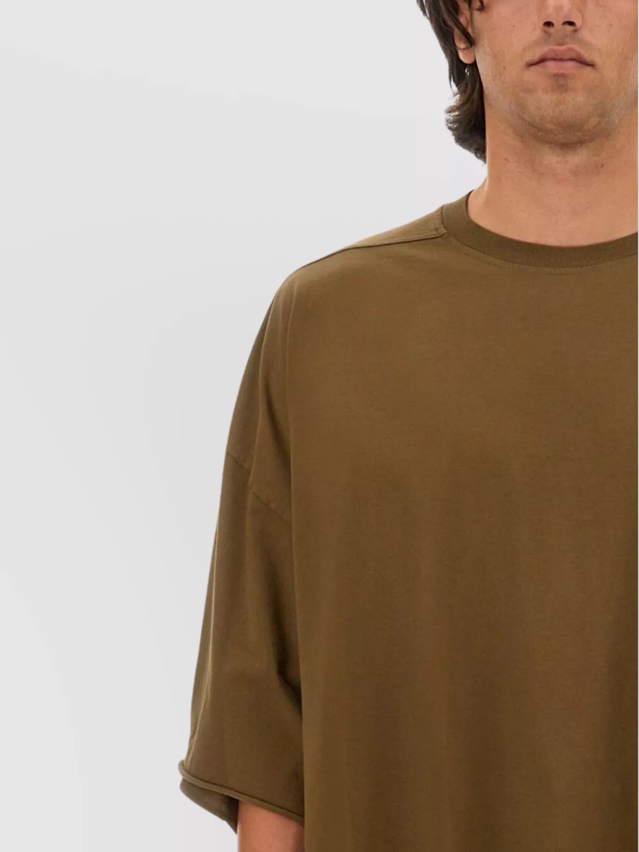 Rick Owens Relaxed Fit Cotton T-Shirt