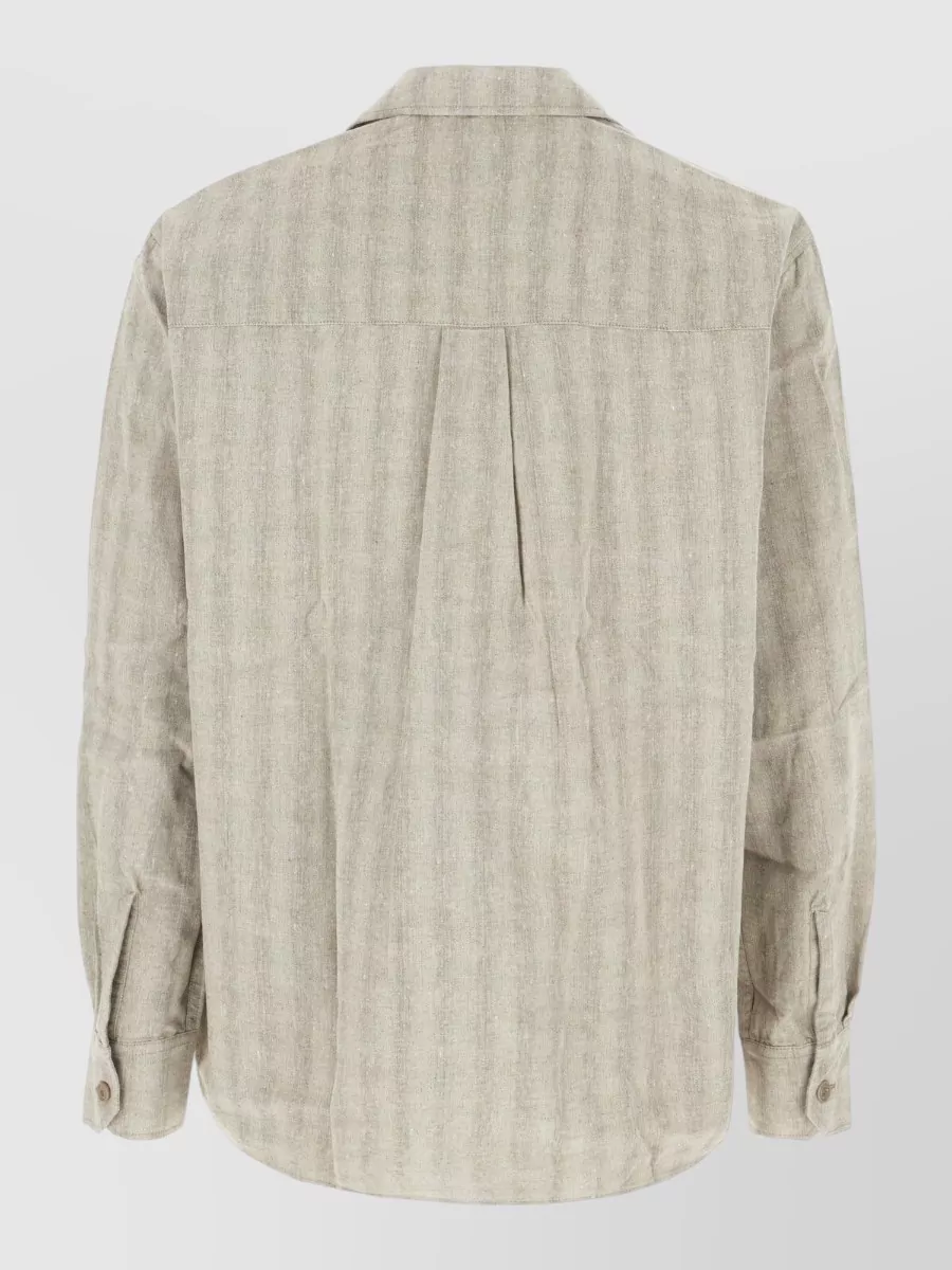 Our Legacy Embroidered Linen Shirt