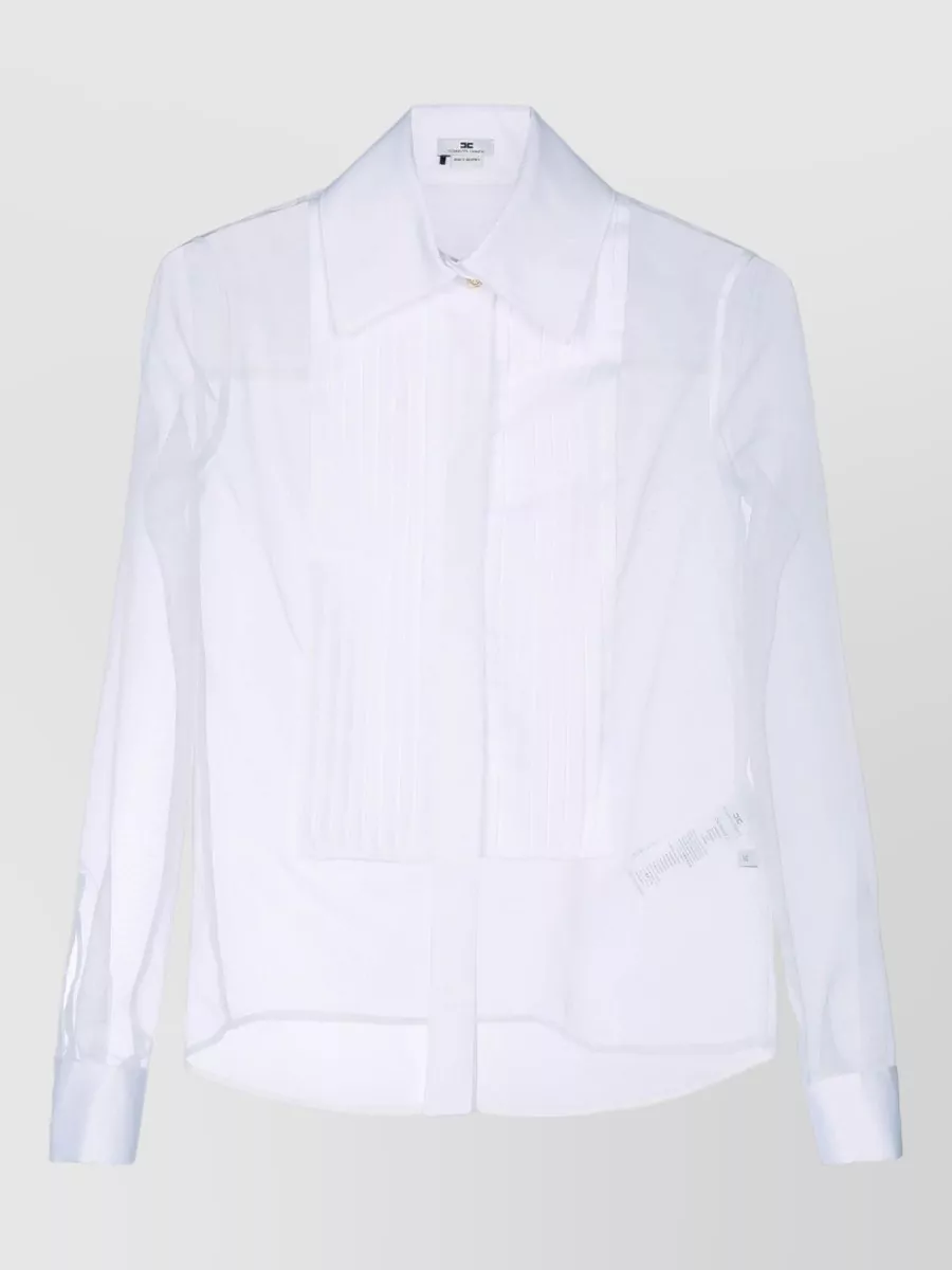 Elisabetta Franchi sheer shirt