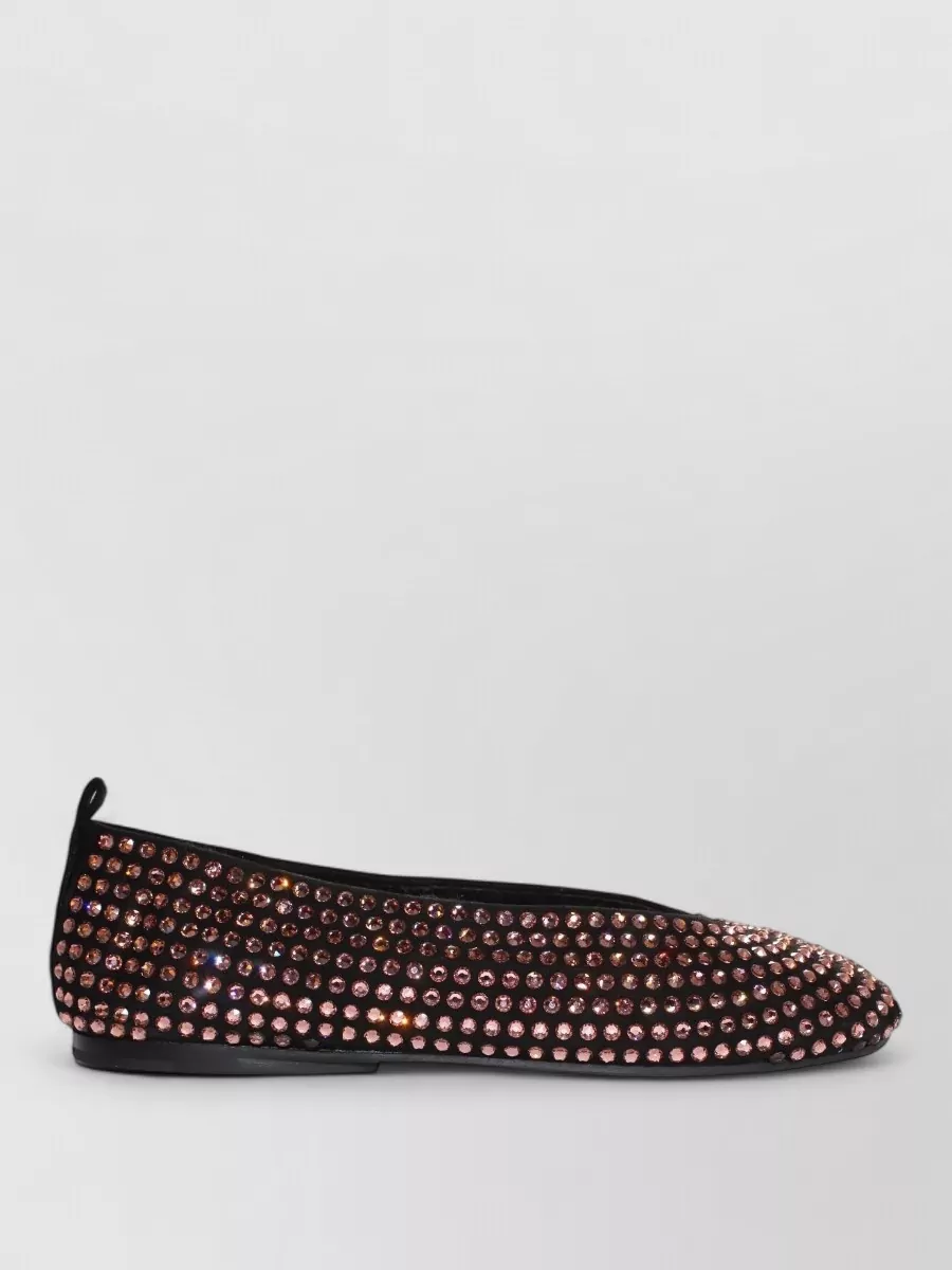La Rose Crystal-Embellished Ballerina Shoes