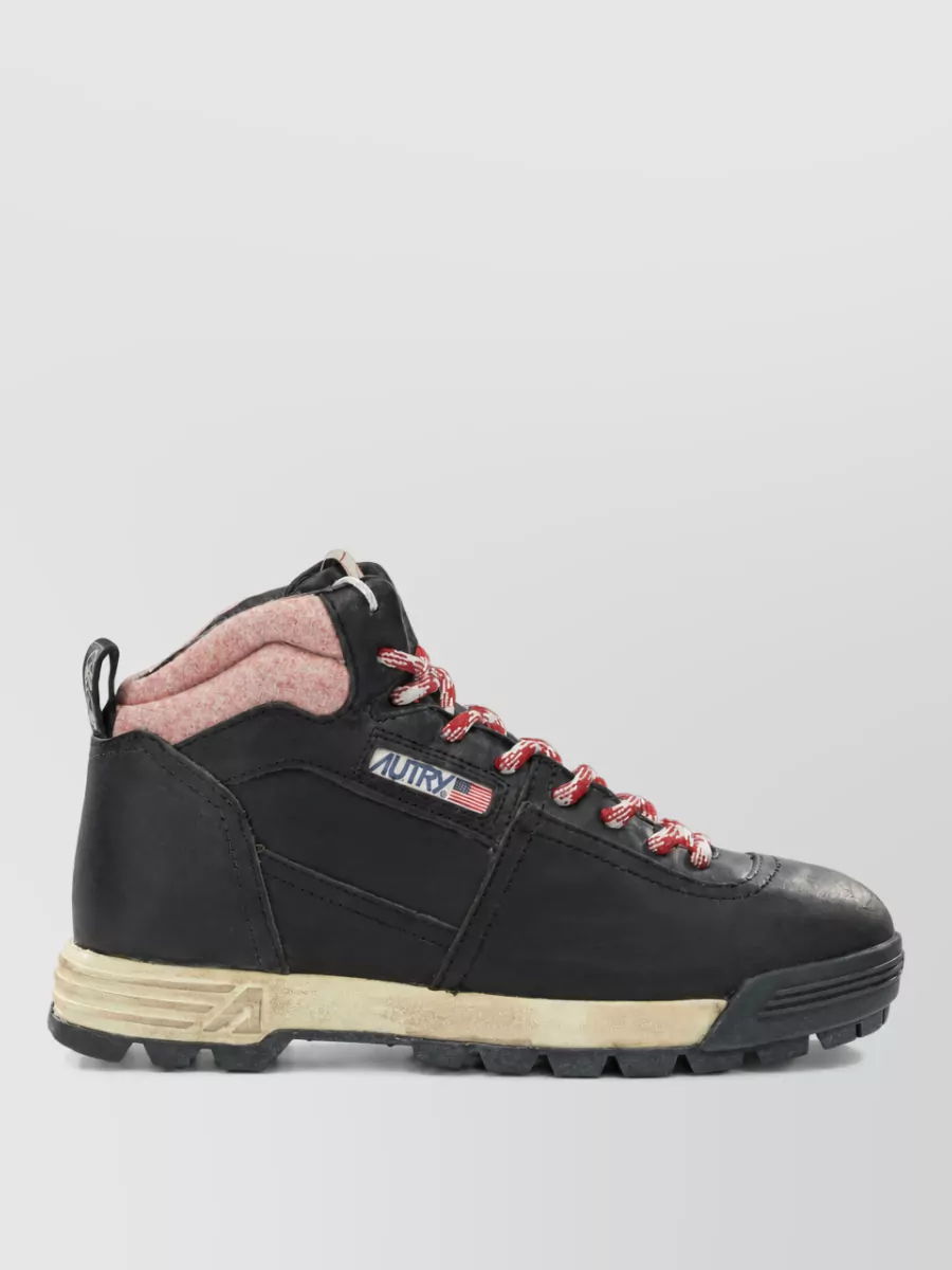 Autry Leather Combat Boots