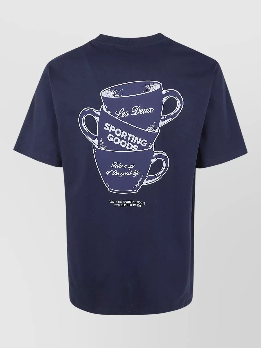 Les Deux Printed Cotton T-Shirt