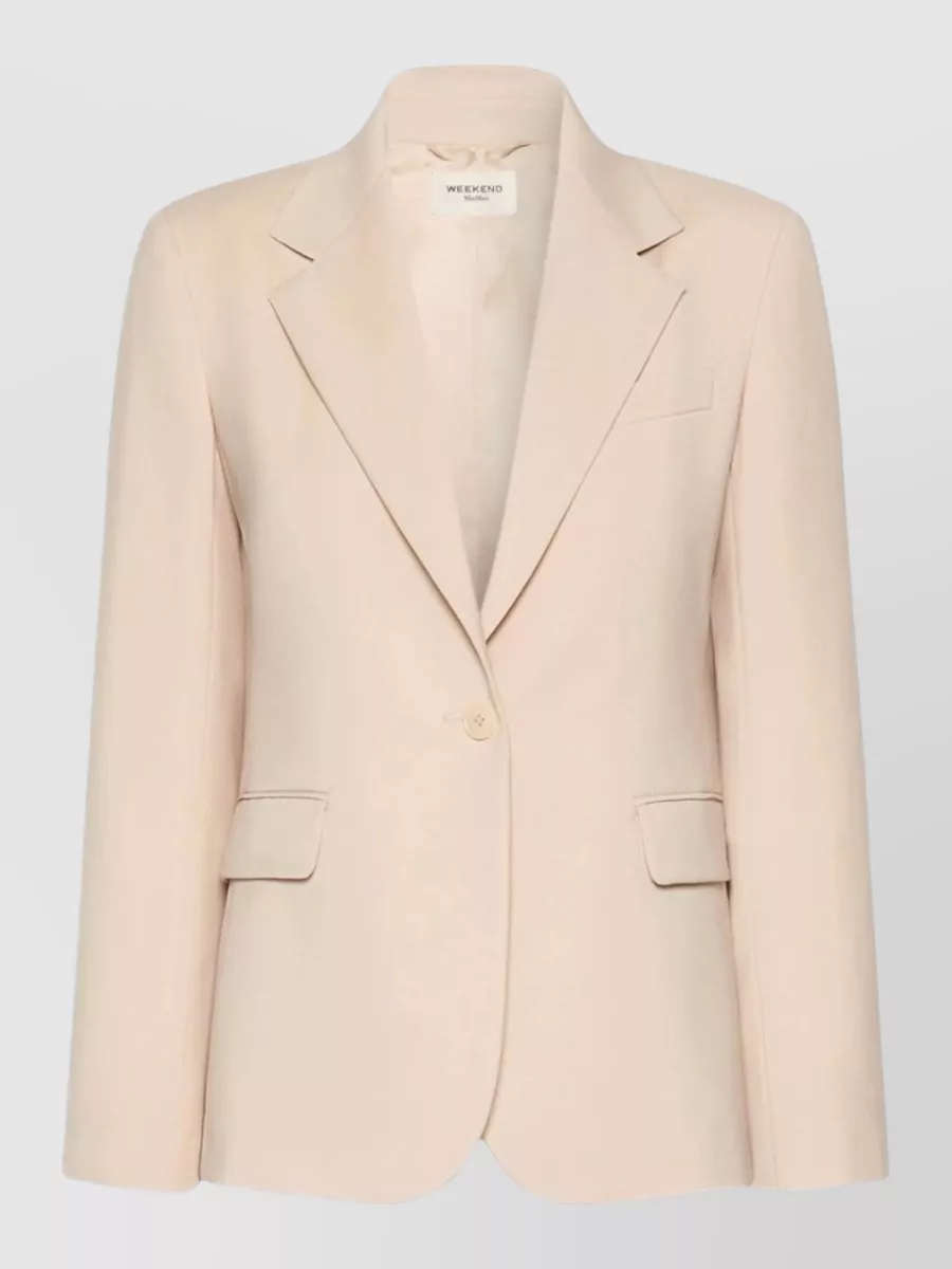 Weekend Max Mara virgin wool single-breasted blazer