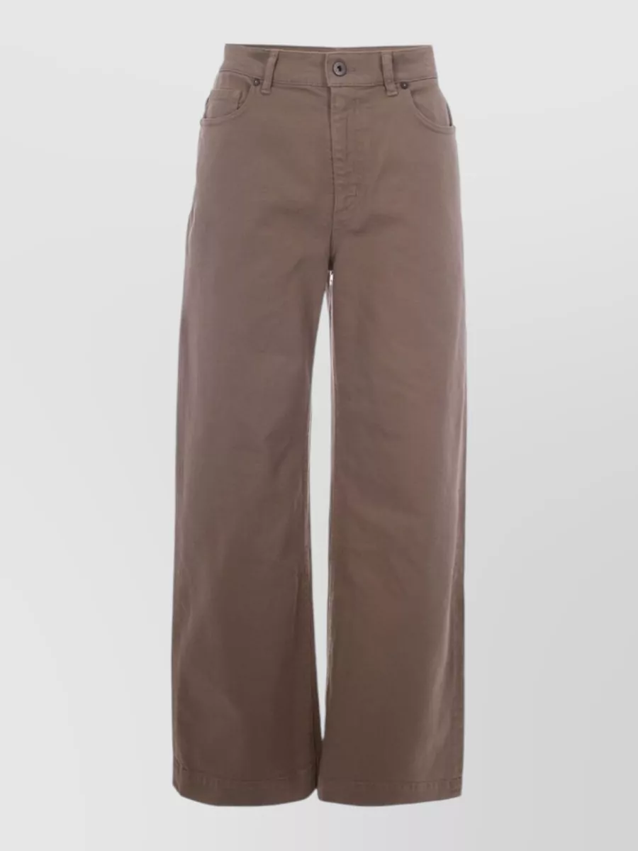 Parosh denim wide-leg jeans