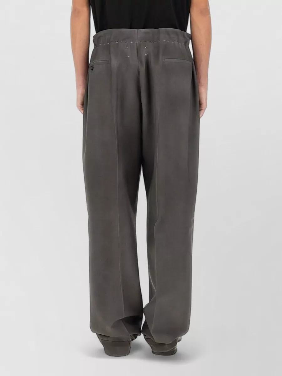 Maison Margiela Mohair Wool Oversized Wide-Leg Trousers