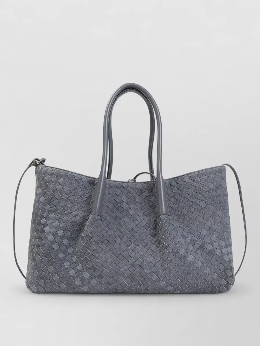 Bottega Veneta Pinacoteca Tote Large Suede Leather Shoulder Bag