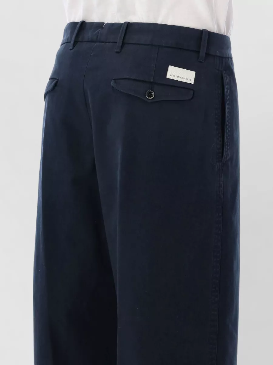 Nine In The Morning Cotton Wide-Leg Chino Trousers