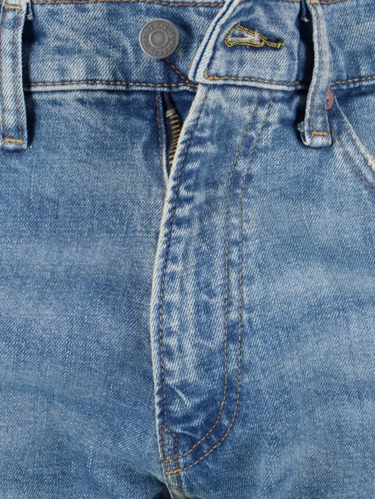 Polo Ralph Lauren Straight Trousers Belt Loops Five Pockets