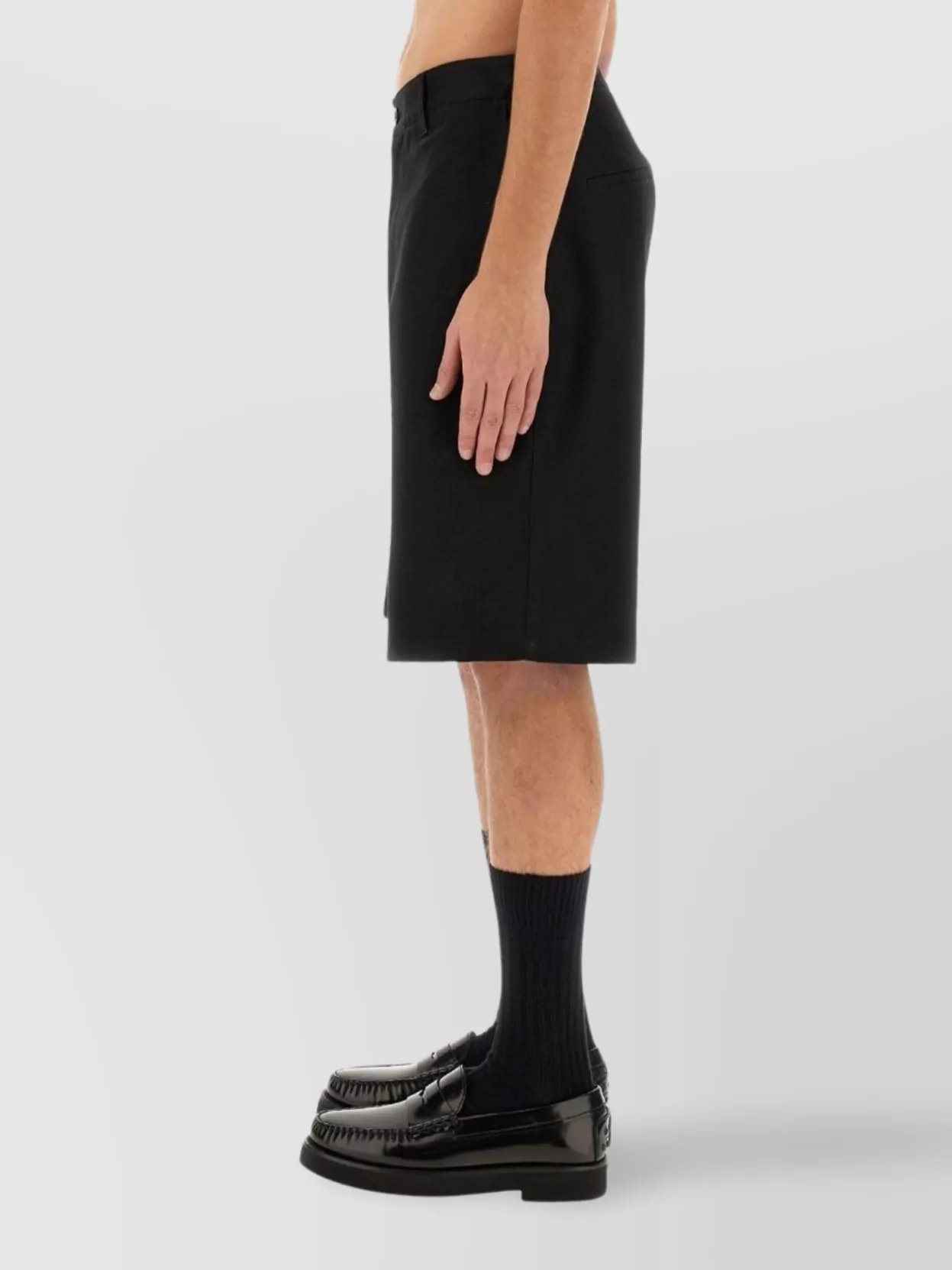 Moschino Logo Bermuda Shorts Pockets