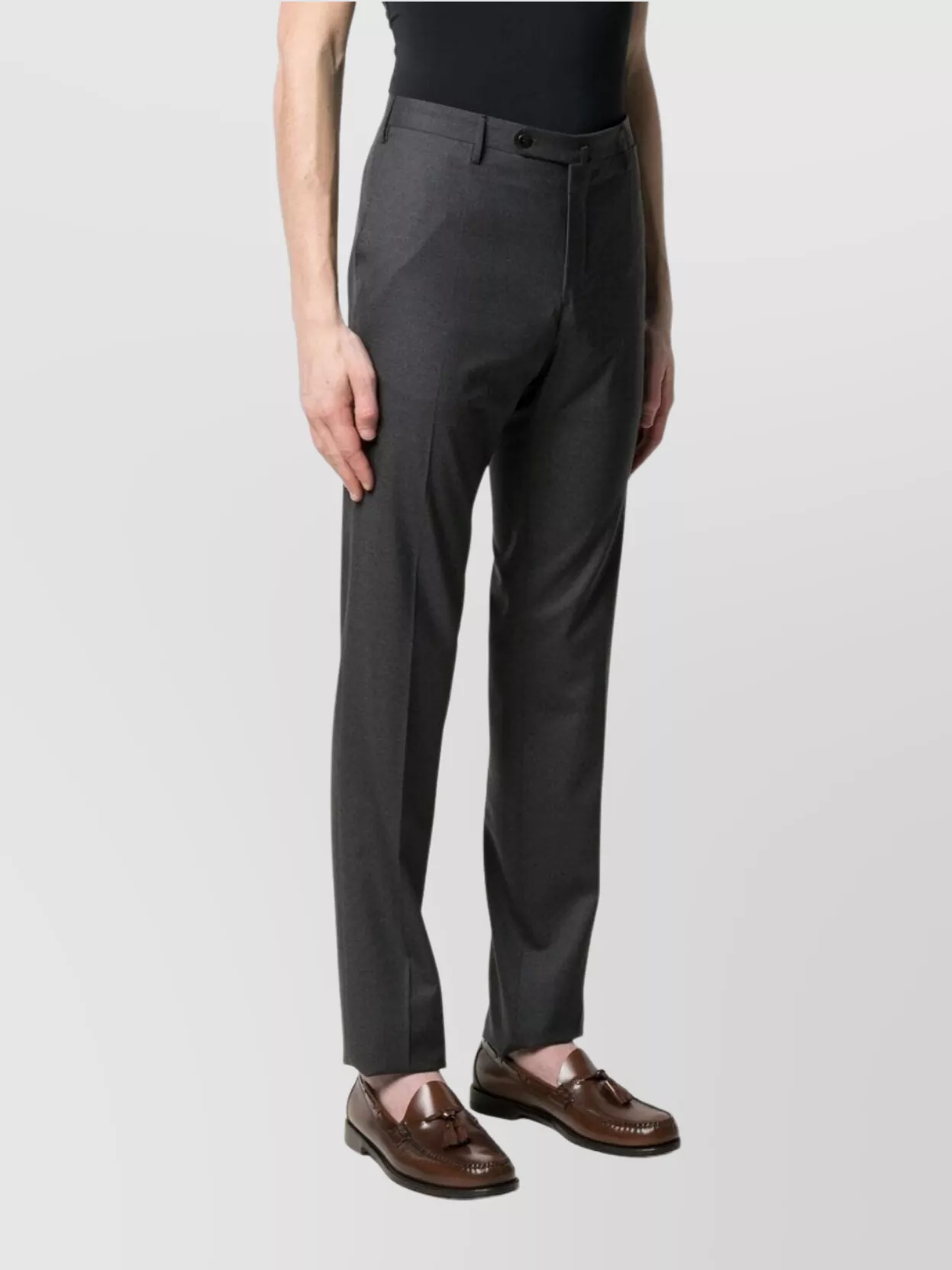 Incotex Trousers With Belt Loops And Pockets In Gray