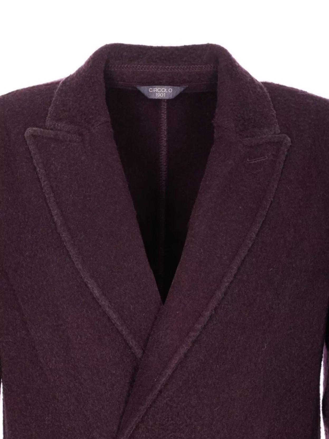 Circolo 1901 Textured Fabric Jacket Notched Lapel