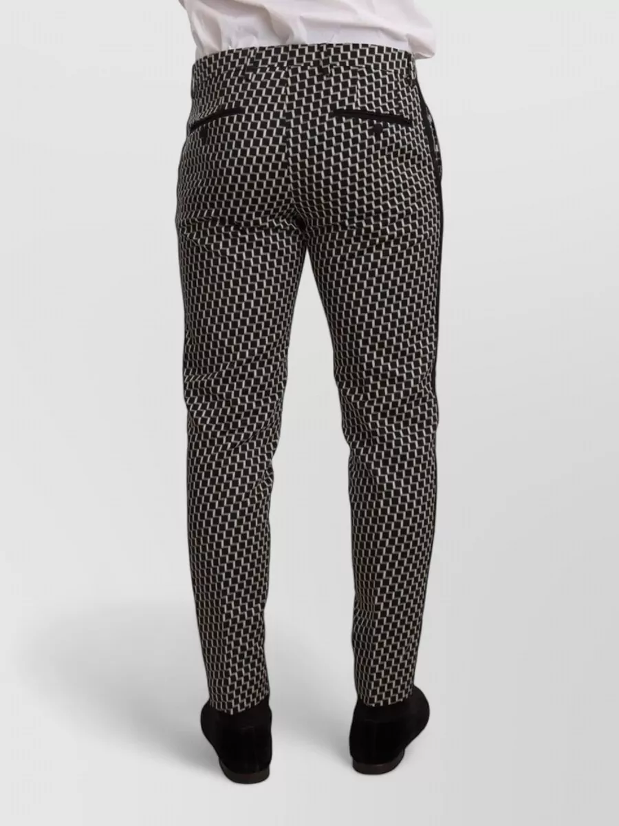 Dolce&Gabbana Checked Three Piece Tuxedo Suit