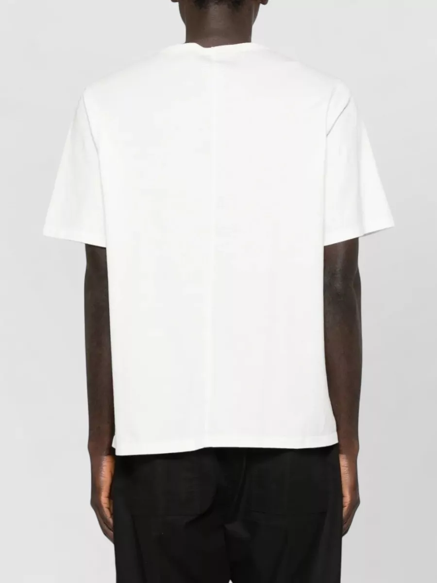 Rick Owens Temple Brad Crew Neck Short Sleeve T-Shirt
