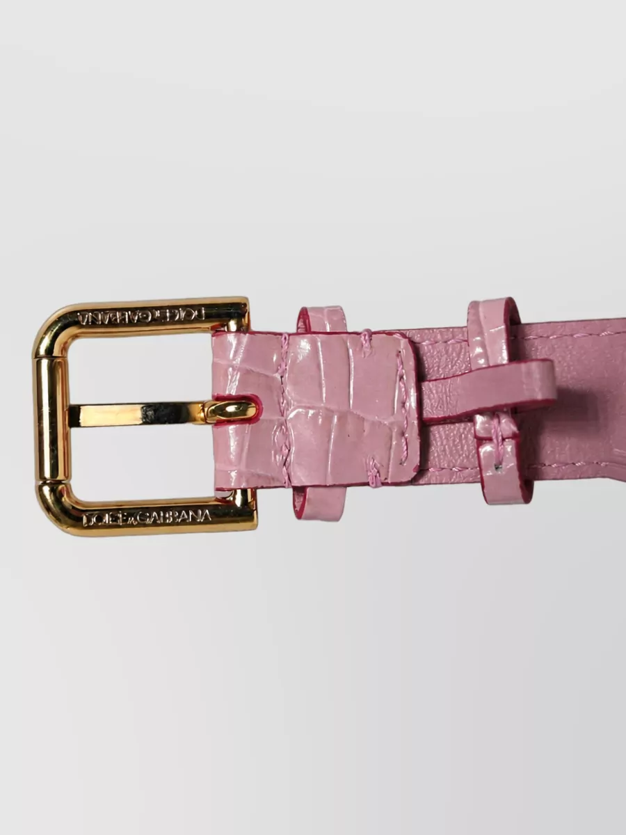 Dolce&Gabbana Leather Belt Bracelet