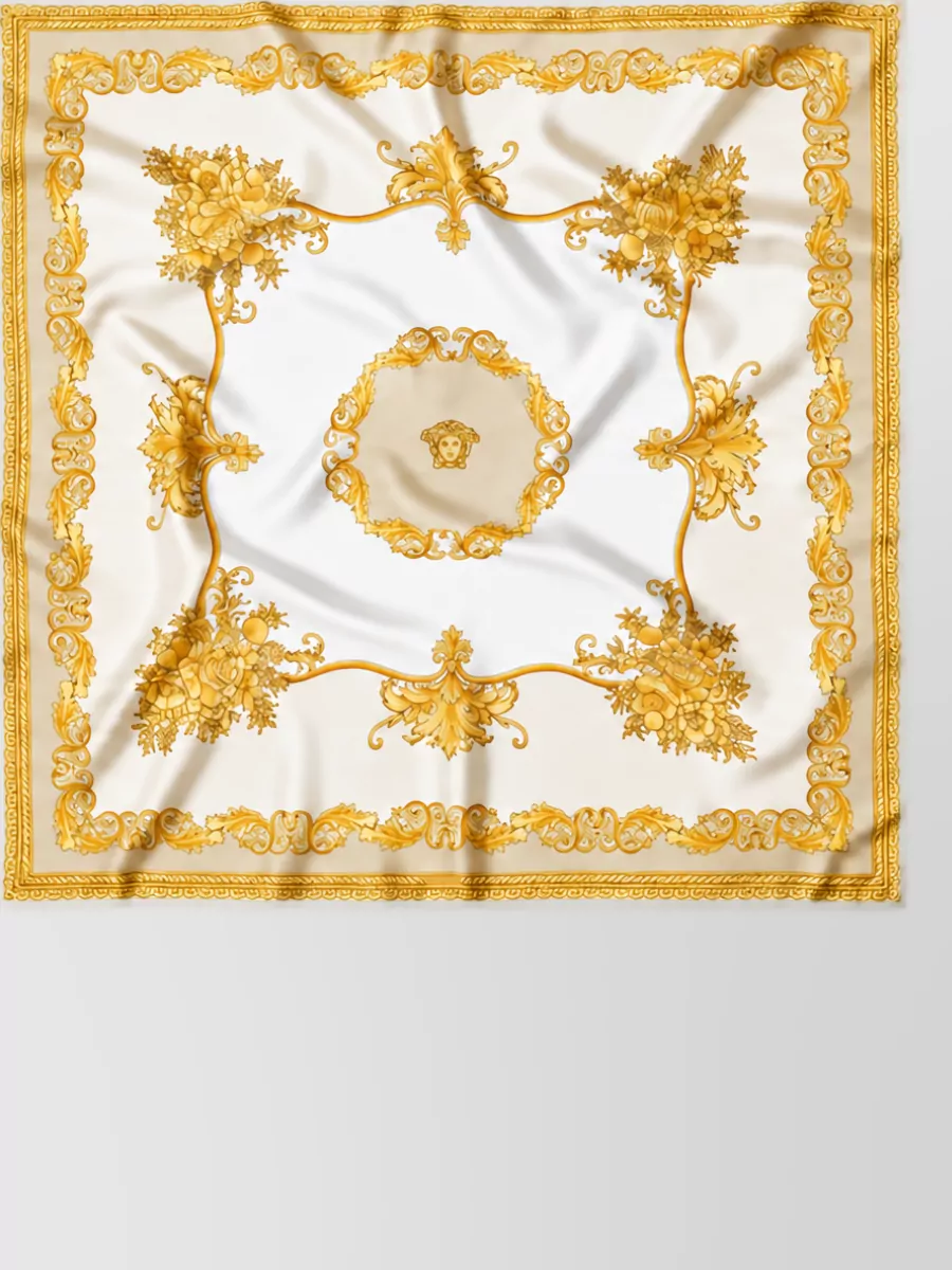 Versace Silk Printed Square Scarf