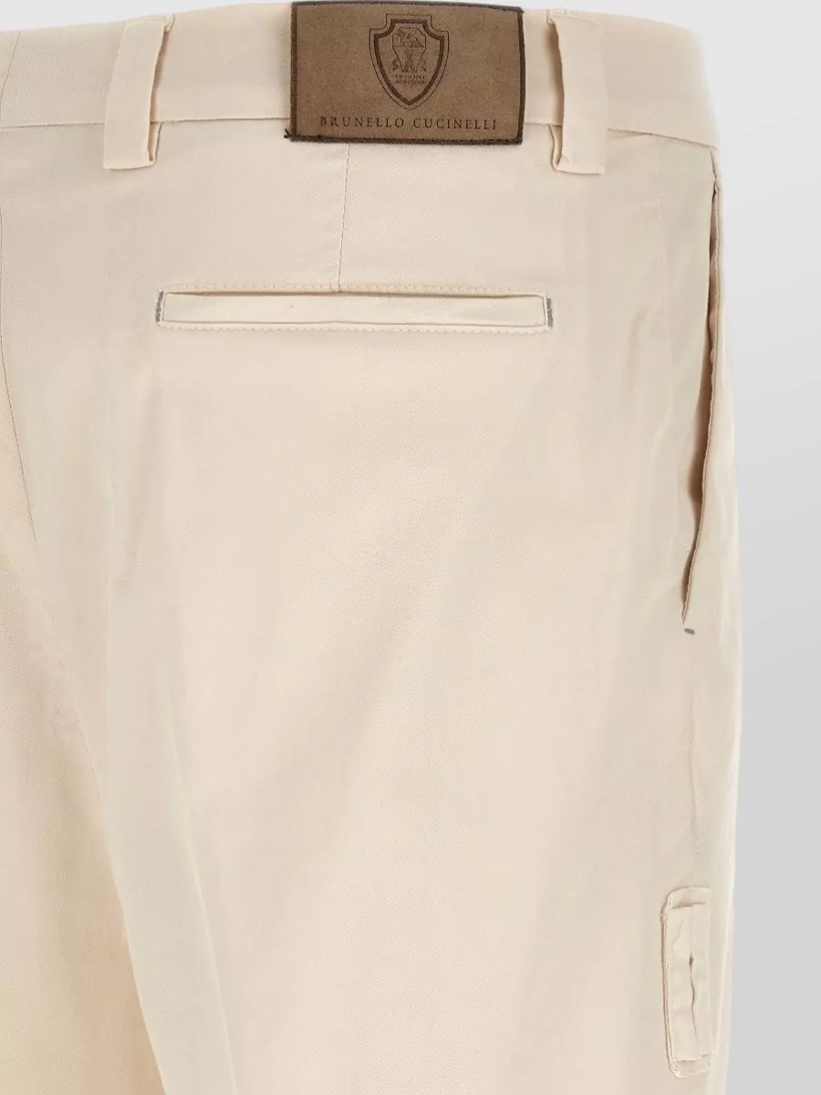 Brunello Cucinelli Cotton Tailored Trousers