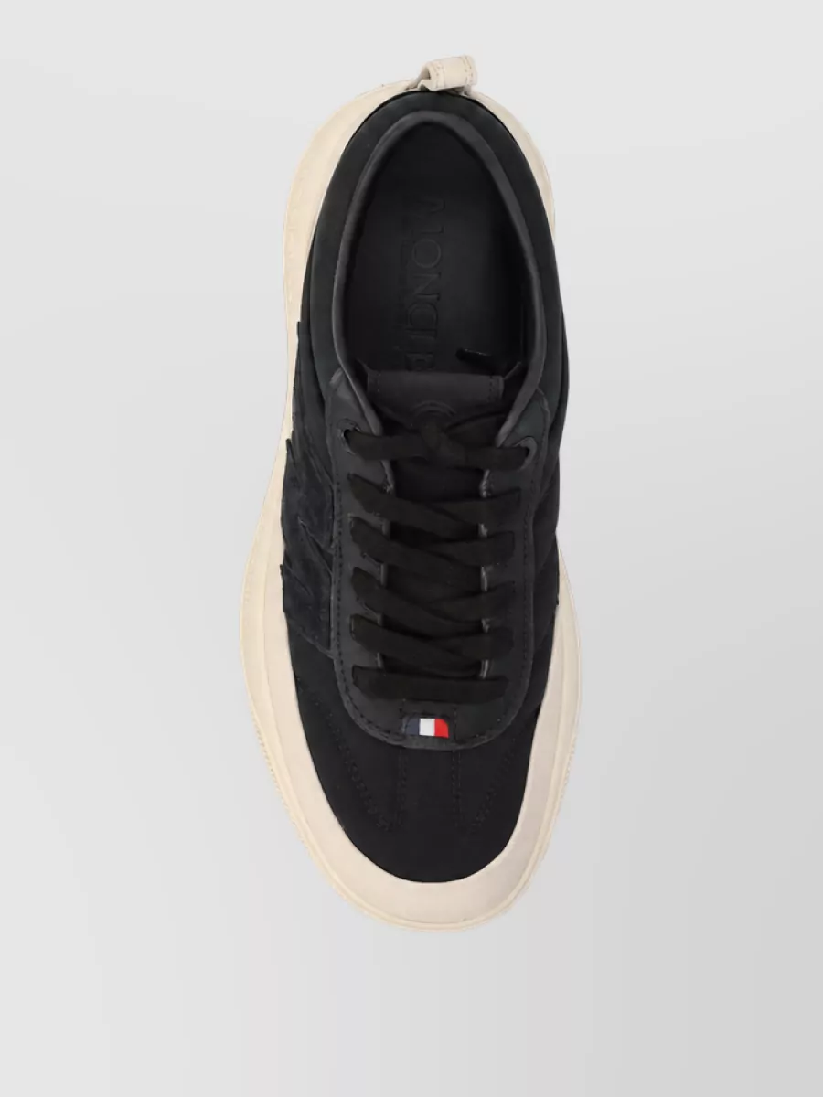 Moncler Leather Low-Top Sneakers