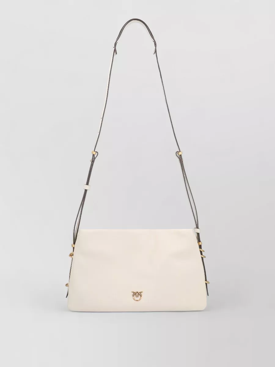 Pinko Love Bag One Leather Clutch Bag