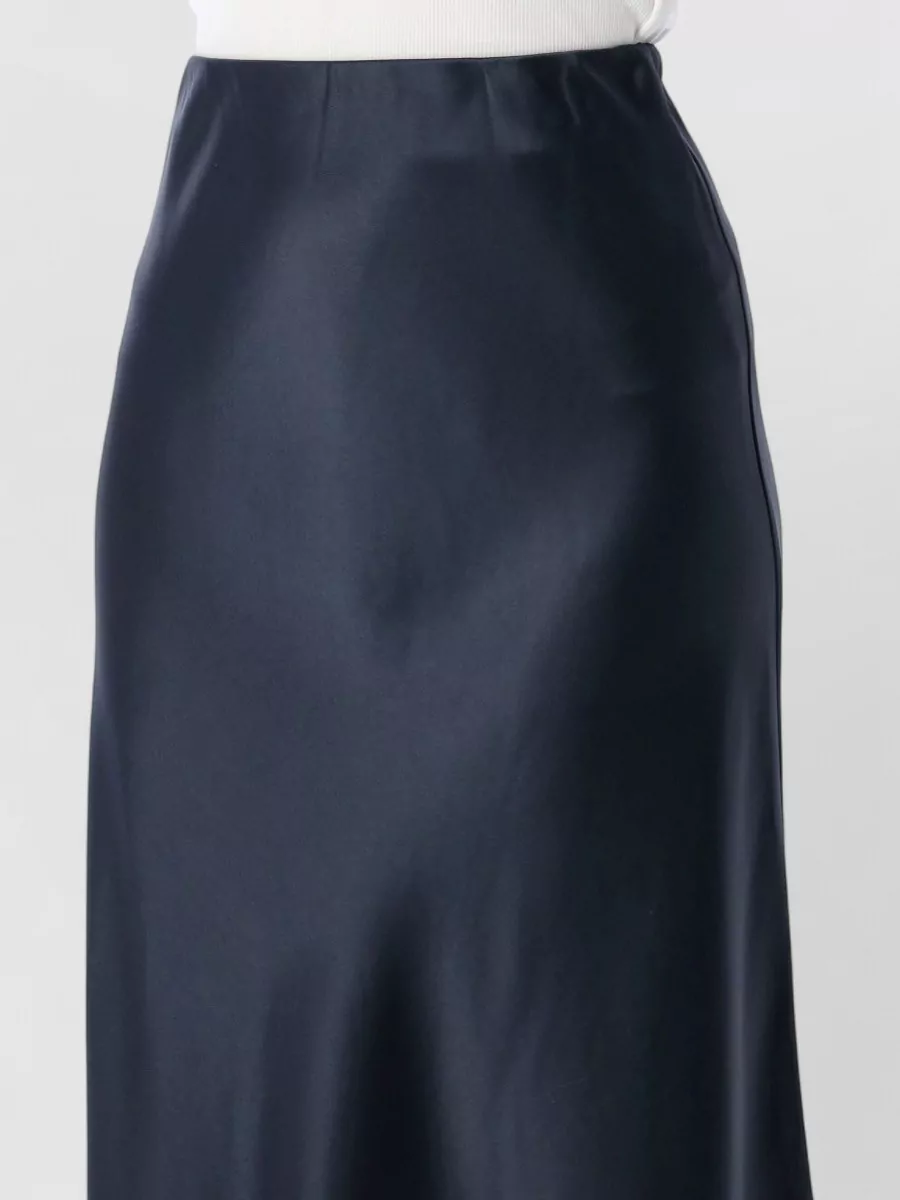 By Malene Birger Satin A-Line Midi Skirt