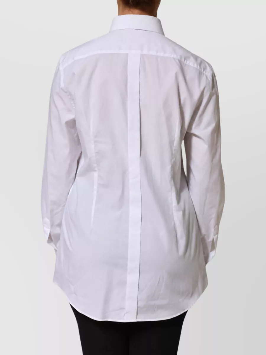 Dolce&Gabbana Cotton Tuxedo Bib Long-Sleeve Shirt