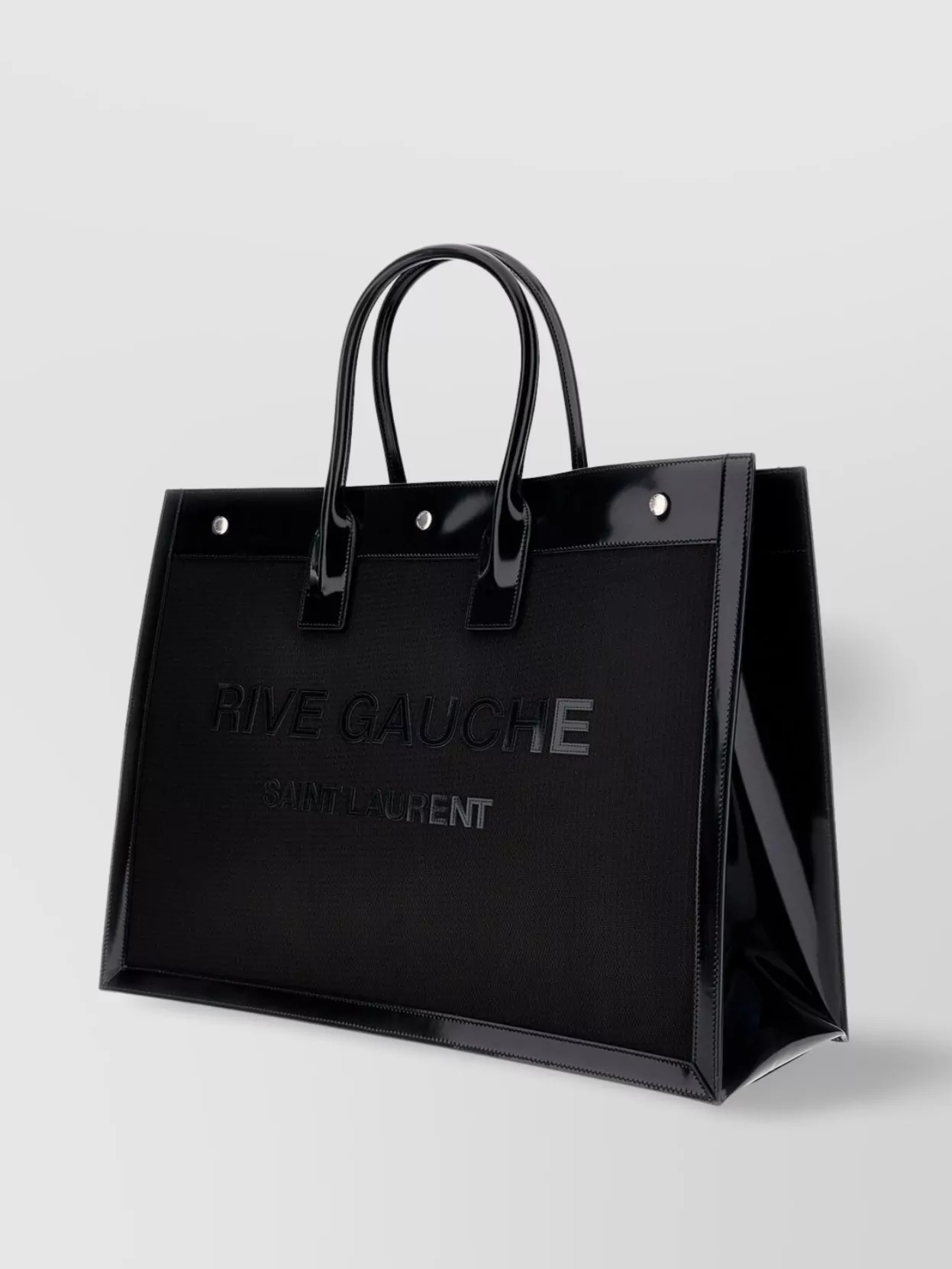 Saint Laurent Mesh And Leather Rive Gauche Shopping Bag