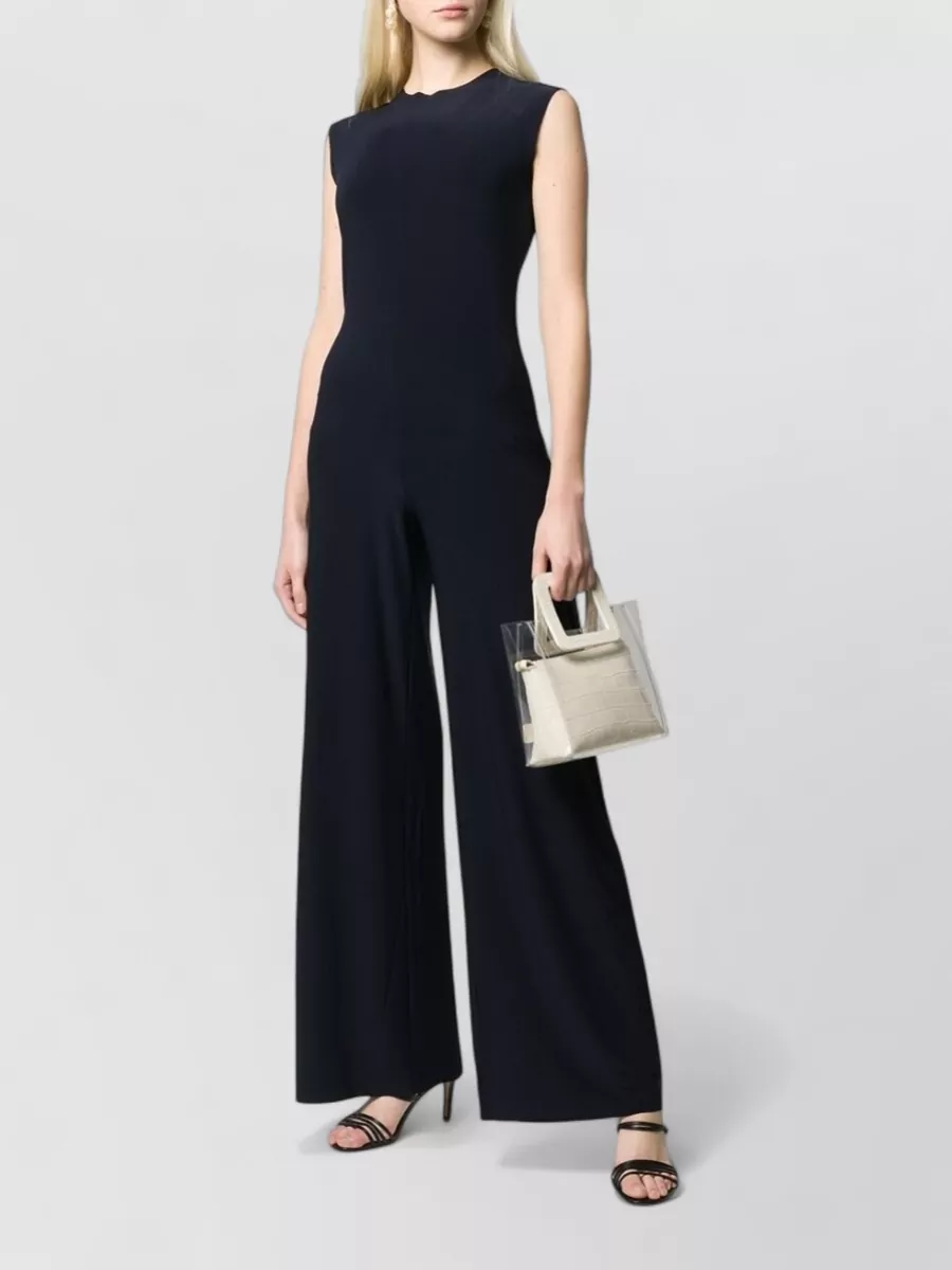 Norma Kamali Sleeveless Wide-Leg Jumpsuit