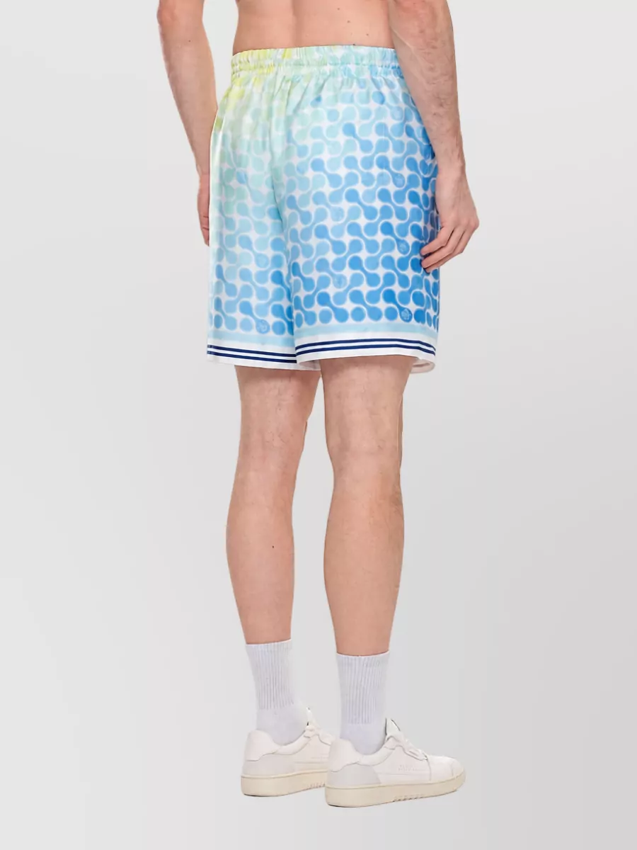 Casablanca Silk Printed Swimming Shorts