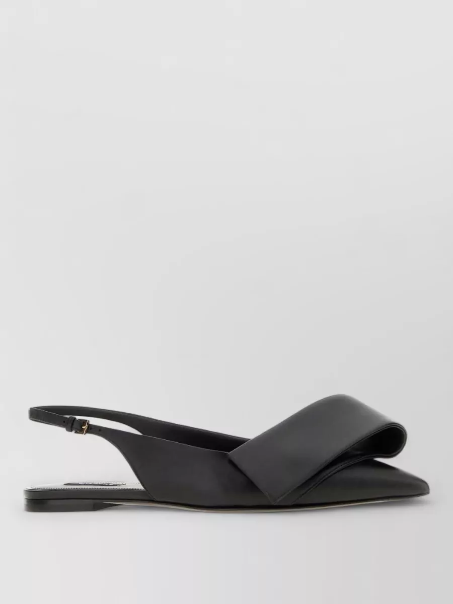 Givenchy leather twisted ribbon mules