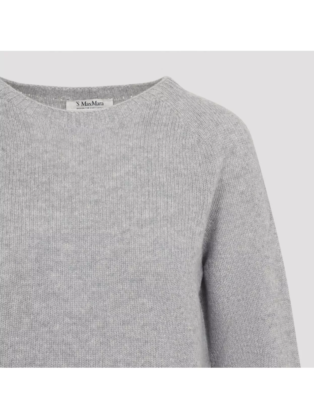 S Max Mara Georg Knit Pullover Boat Neckline
