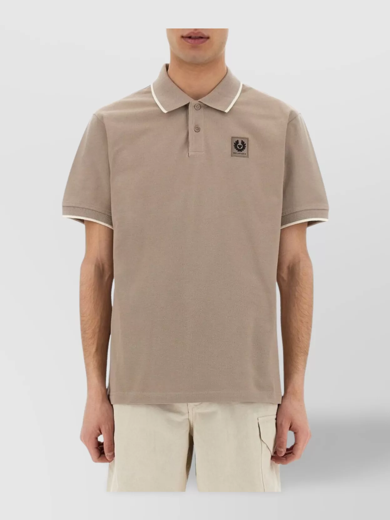Belstaff Polo Collar Logo Polo Shirt