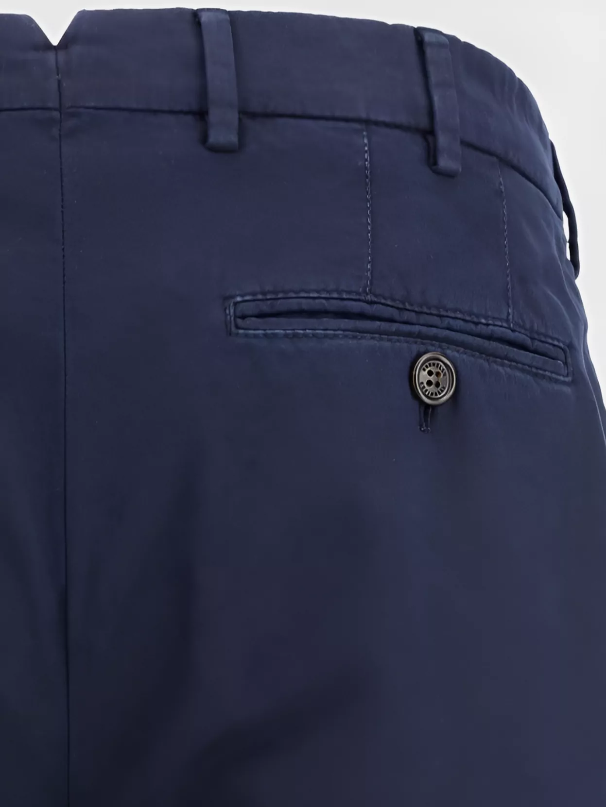 Brunello Cucinelli Tailored Cotton Trousers With Belt Loops