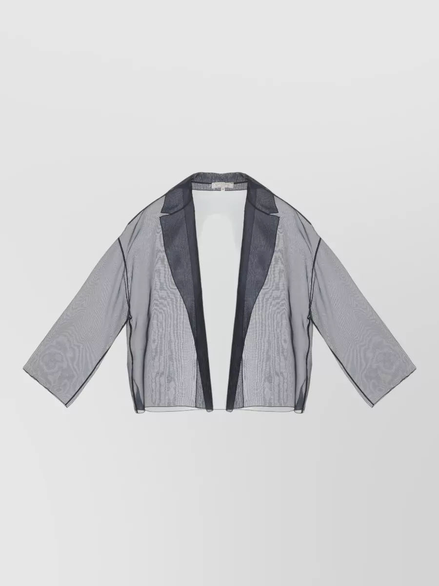 Antonelli Firenze Silk Long-Sleeve Blazer