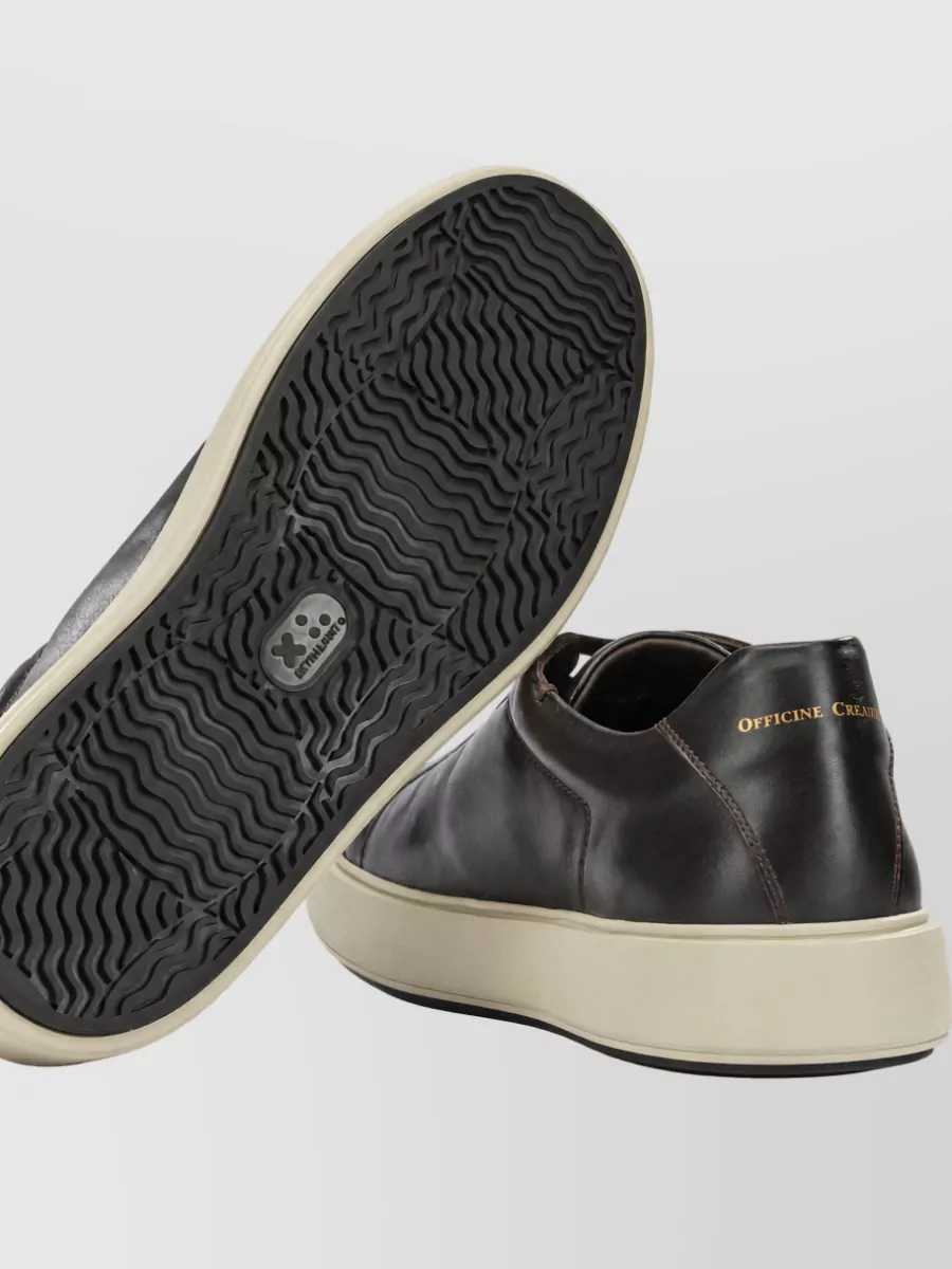Officine Creative Leather Low-Top Lace-Up Sneakers