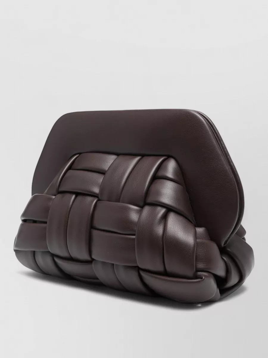 Themoiré Tia Weaved Clutch Bag