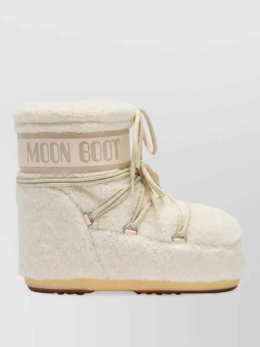 Moon Boot Nylon Fleece Slippers