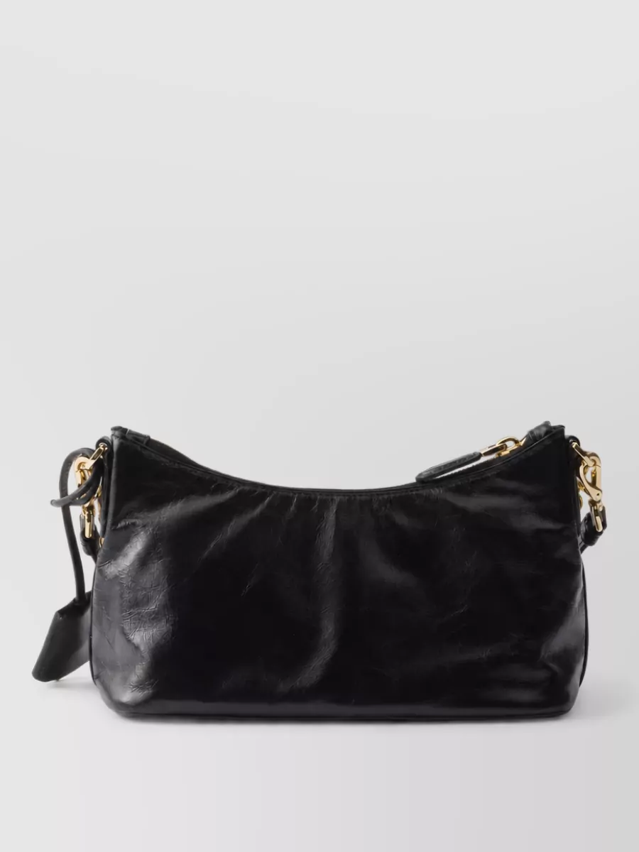 Prada Re-Edition Mini Leather Clutch Bag