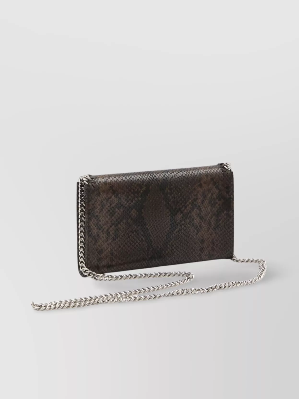 Stella Mccartney Snake-effect Chain Cross-body Wallet