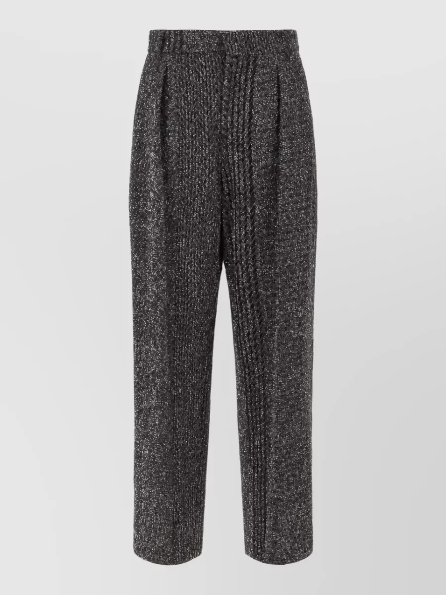 Missoni Sequined Lamé Wide-Leg Trousers