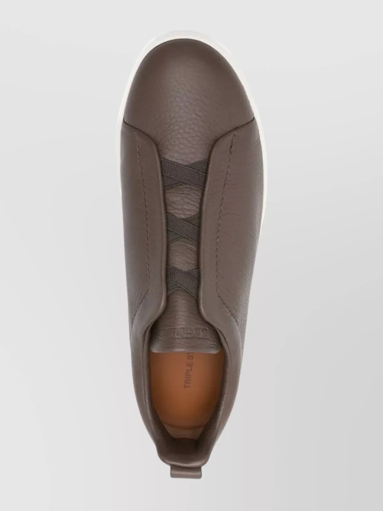Zegna Low Top Sneakers With Triple Stitch Design