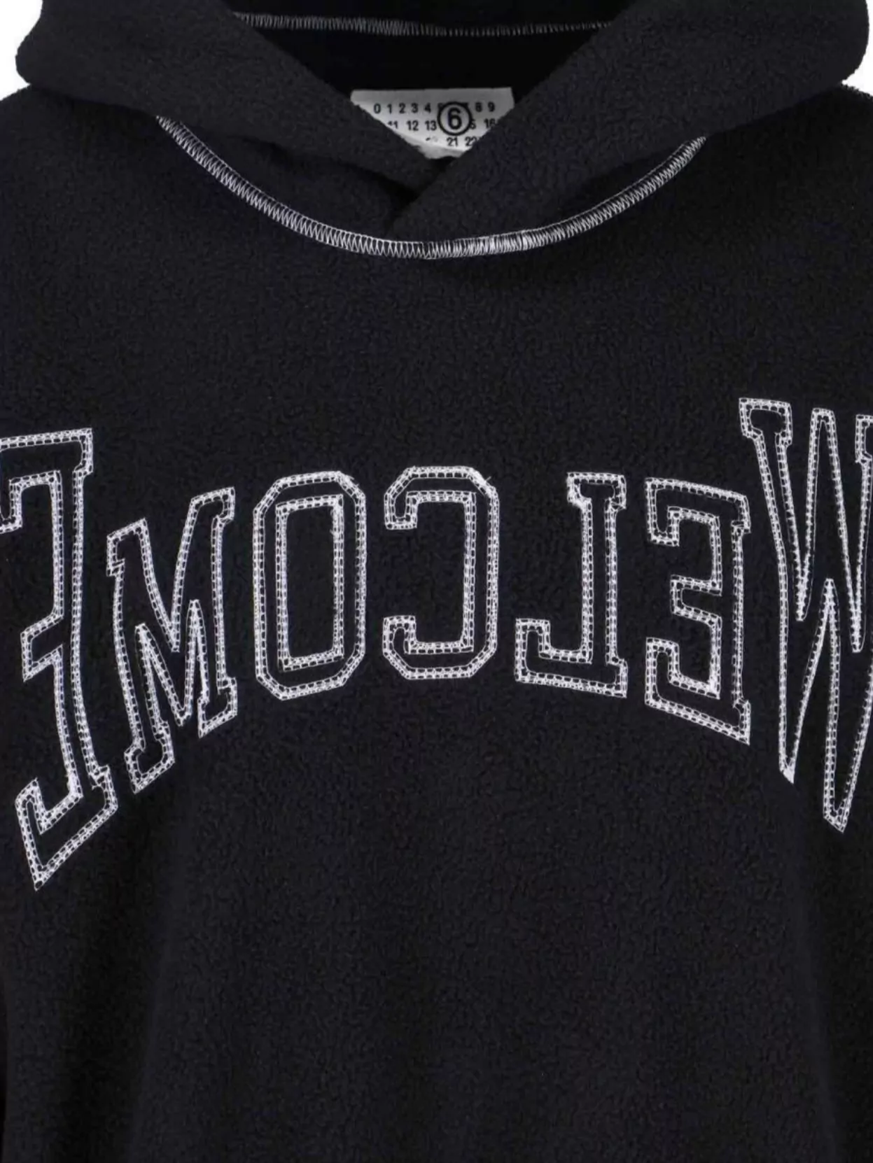 Mm6 Maison Margiela Knitwear Hooded Contrast Stitching