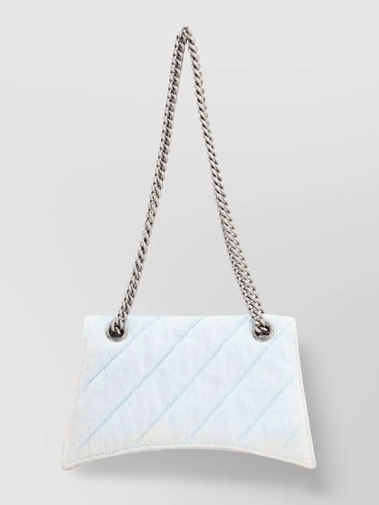 Balenciaga Quilted Fabric Shoulder Bag With Sliding Chain