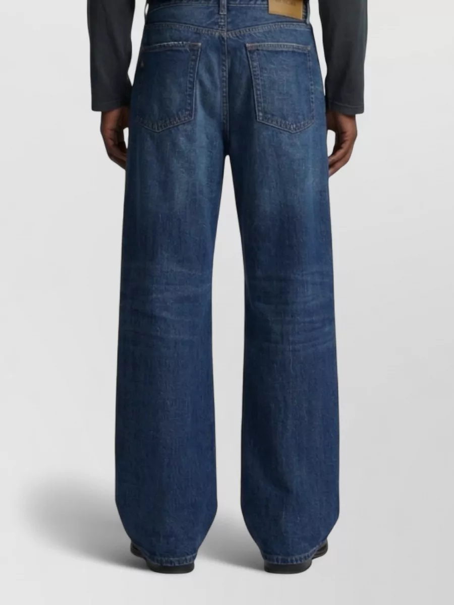 Haikure Denim Norm Core Bethany Mid-Rise Wide-Leg Jeans