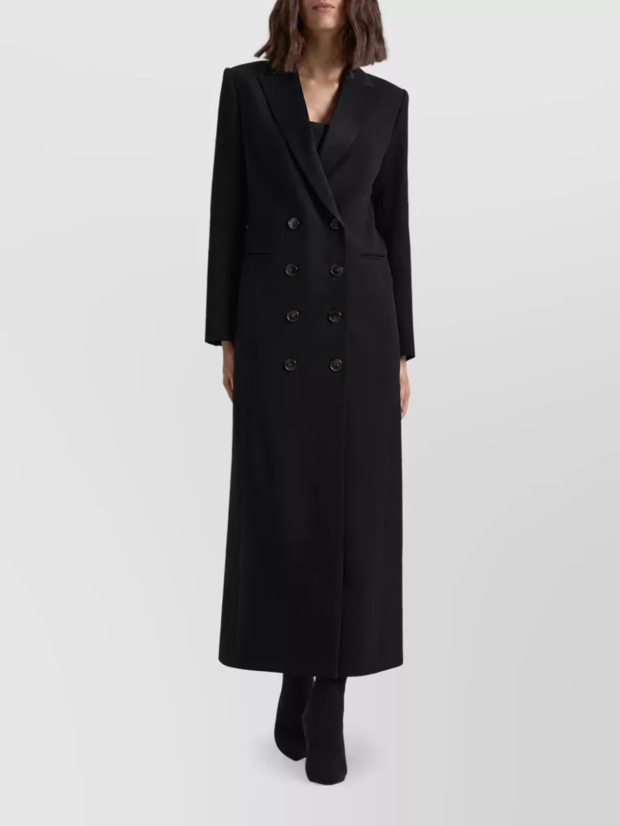 Raquel Diniz Wool Long Coat Dress