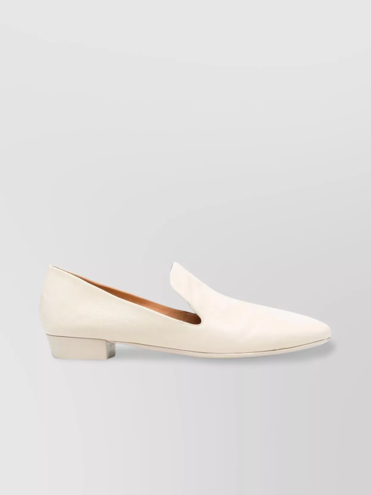 Marsell Almond Toe Block Heel Loafer